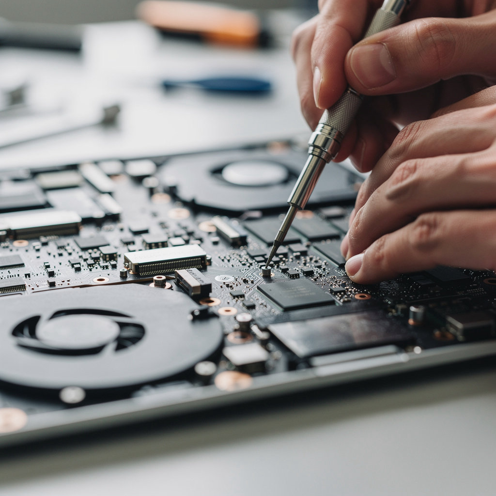 SD Laptop Repair Services technician performing expert laptop screen repair in San Diego